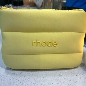 RHODE LIMITED EDITION 🌞 Yellow Cosmetic Bag